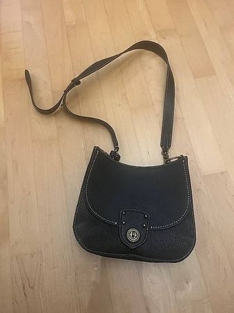 Handtasche von Ralph Lauren in schwarz
