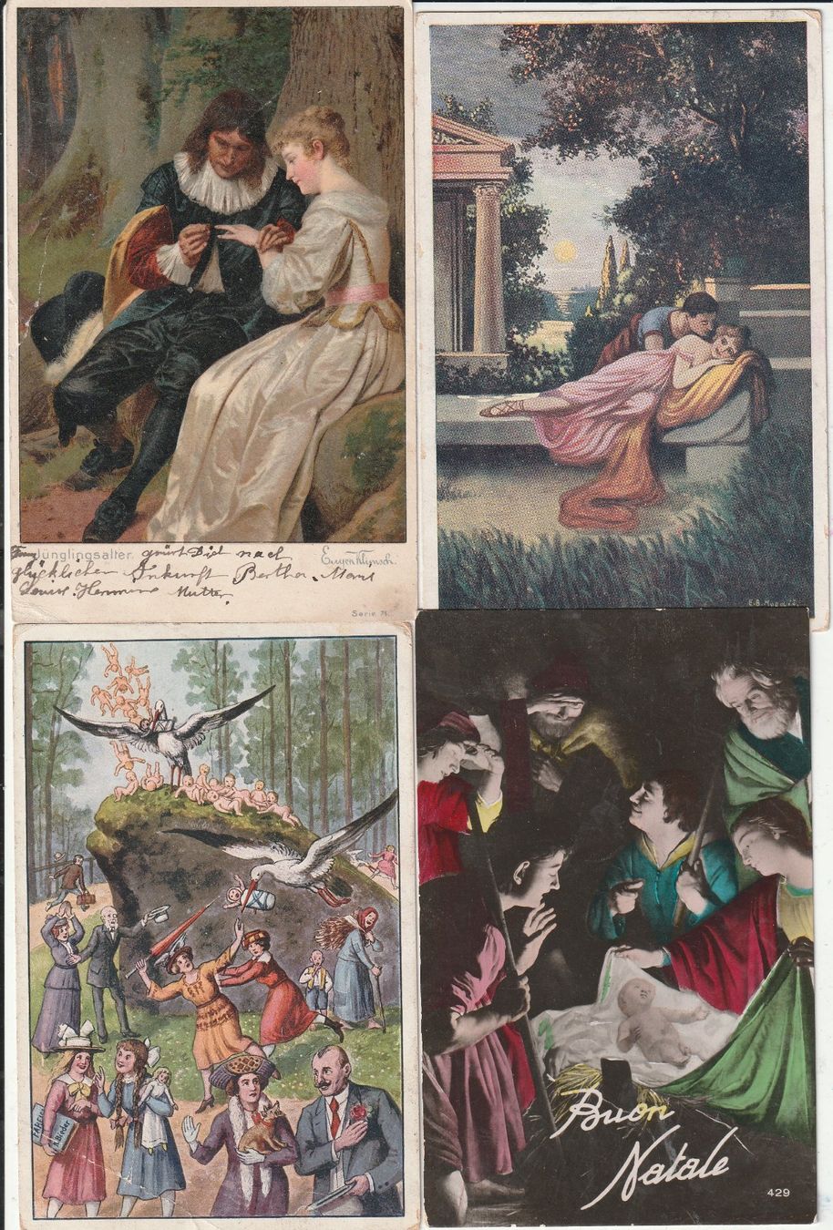 Cartoline postali: 40  Gruss - Kunst - Diverse Karten – Usato da Lumbrein venduto da made02