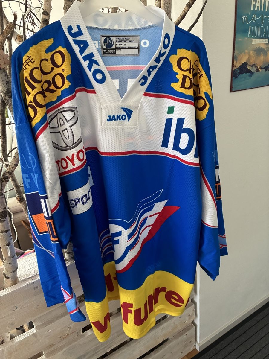 Jako Canottiere & Pantaloni: KF Trikot, Blau/Weiss, Grösse XL – Nuovo e nell'imballaggio originale da Zürich venduto da Msirco
