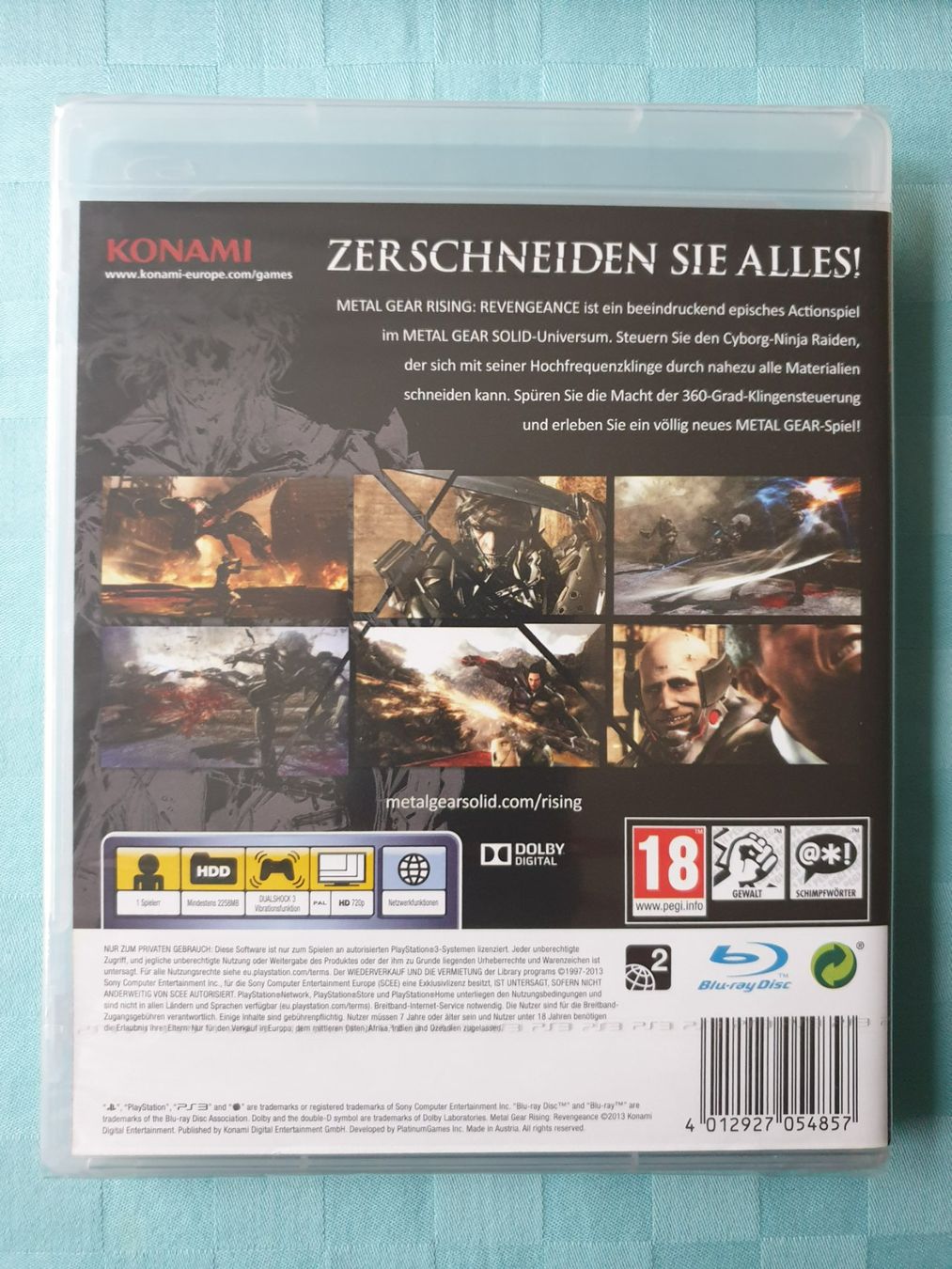 Giochi: PS3 METALGEARRISING REVENGEANCE PlaySTATION Network – Usato da Mörschwil venduto da spirspi 1