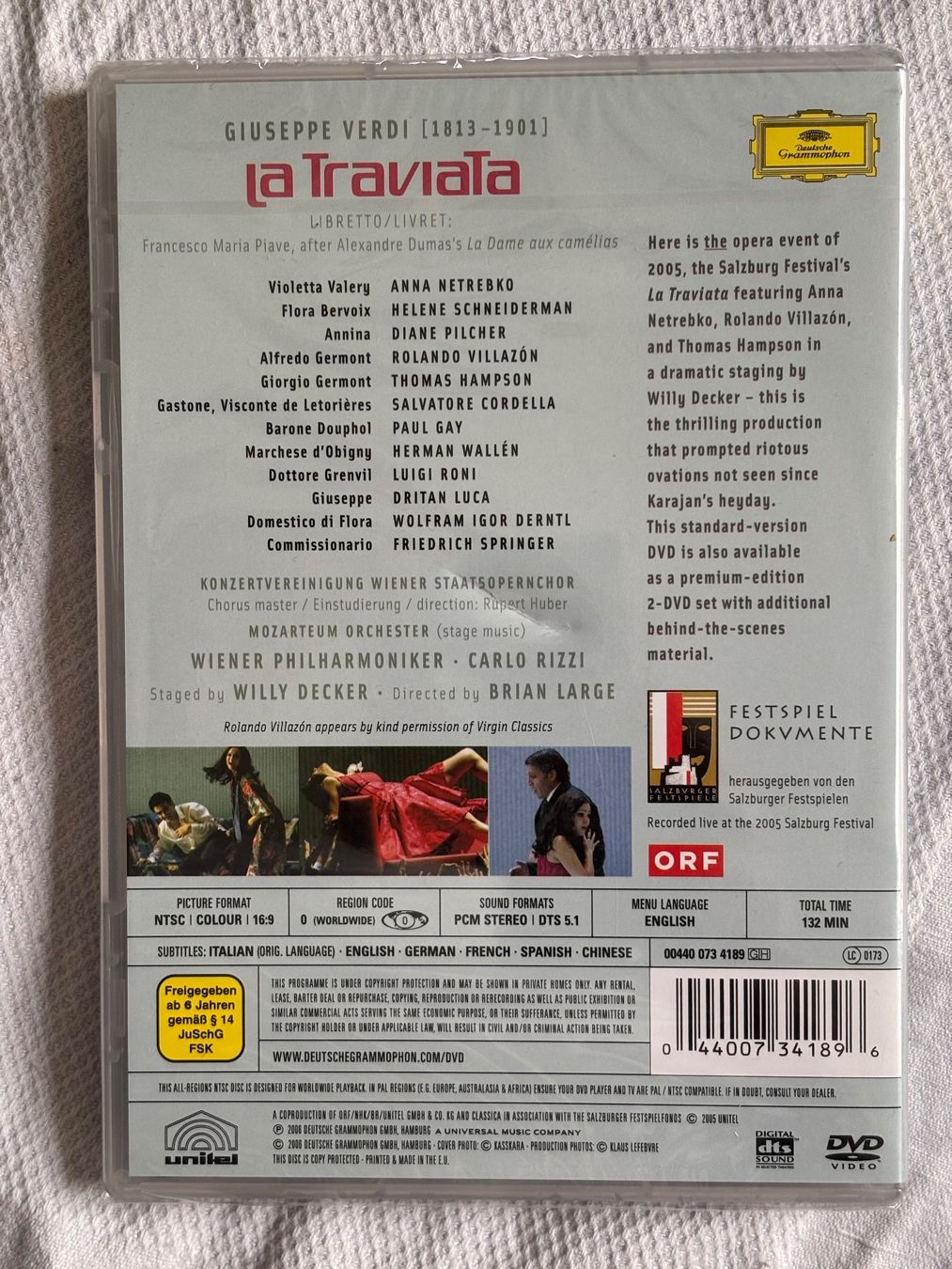 Tutti i DVDs: Verdi: La Traviata – Nuovo e nell'imballaggio originale da Stans venduto da Abukadnezar 1