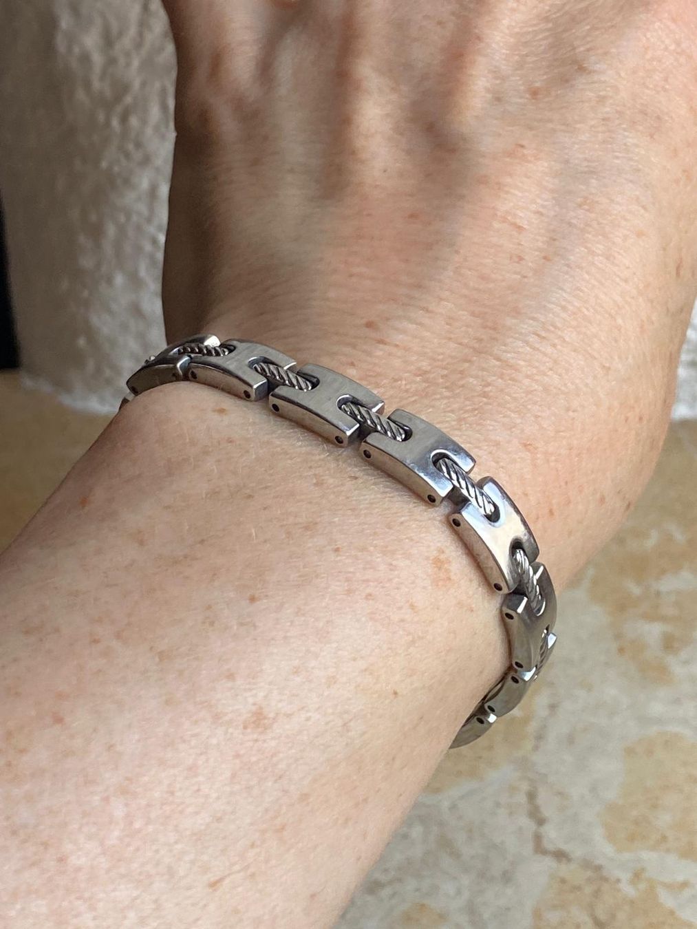 Bracciali & Braccialetti: Edelstahl Armband (17.5cm) – Usato da Laufen venduto da Bellebellezza 3