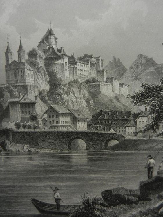 Stiche: Aarburg Stahlstich – Gebraucht aus Risch von Antikfee 5