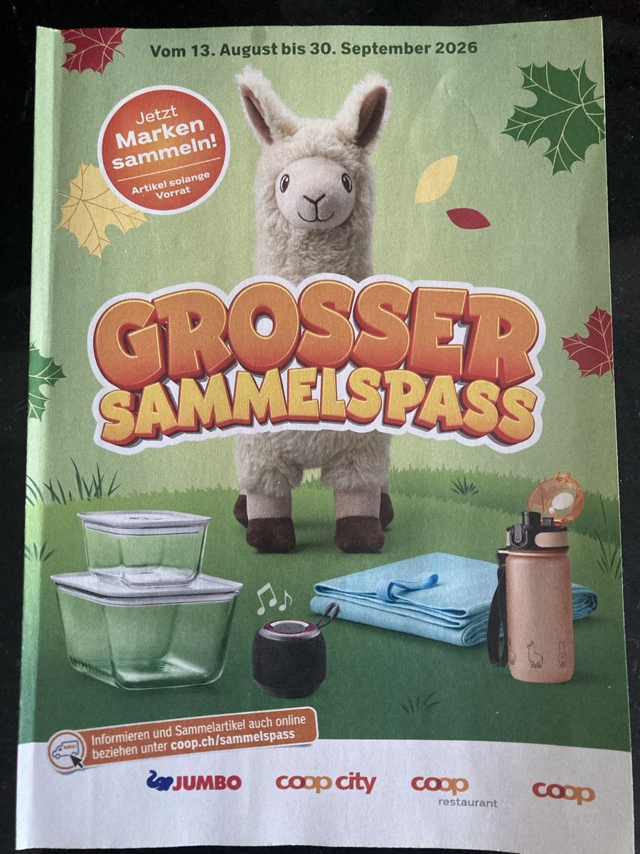 Coop Sammelmarken & -punkte: Coop Grosser Sammelspass – Neu (gemäss Beschreibung) aus Zürich von mar_yb5j 2