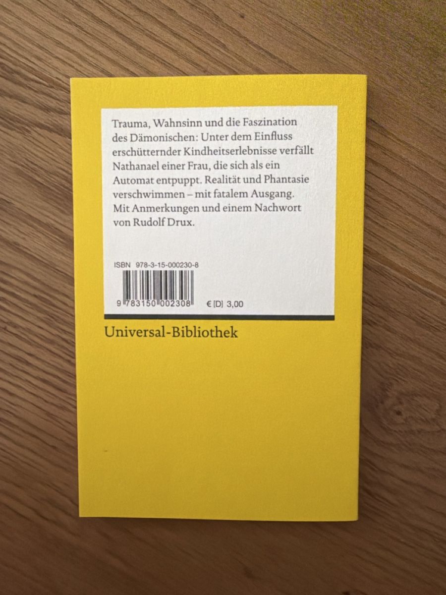 Livres: Der Sandmann – Neuf (Voir description) à Zug par sab_sm5q 1