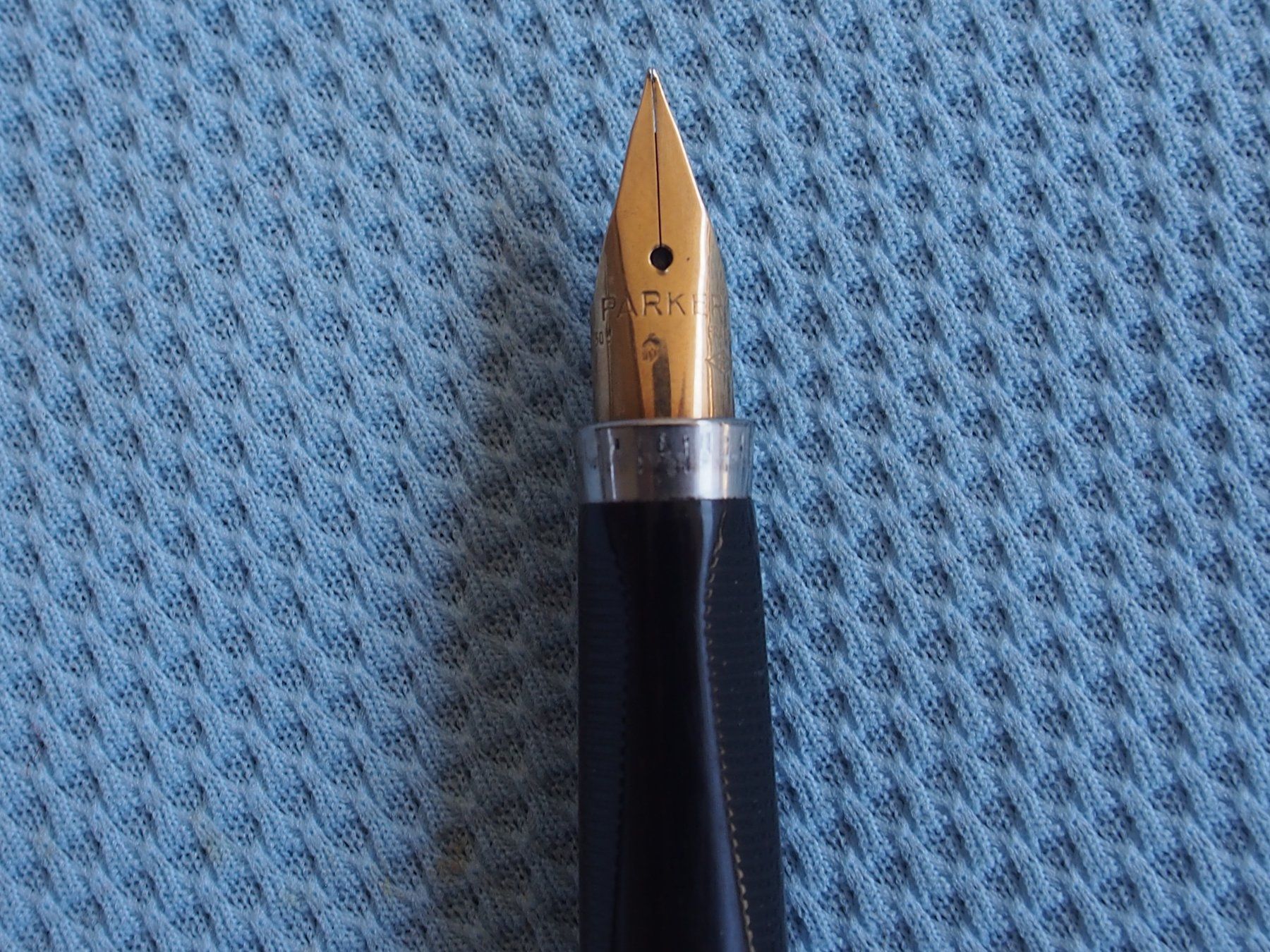 Waterman Penna & Evidenziatori: PARKER 75, argent rayé. 1980- – Usato da Meyrin venduto da SRemka 7