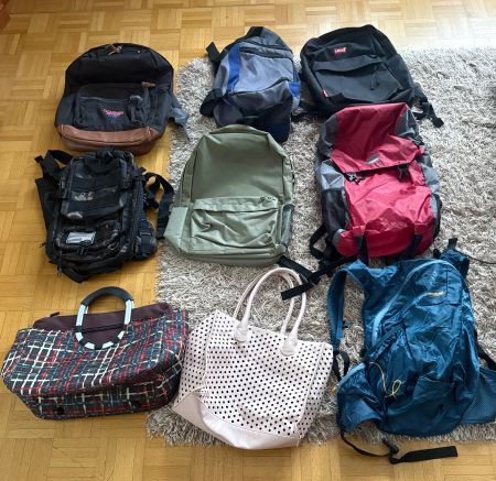 Rucksack und Taschen Set 9 Stück