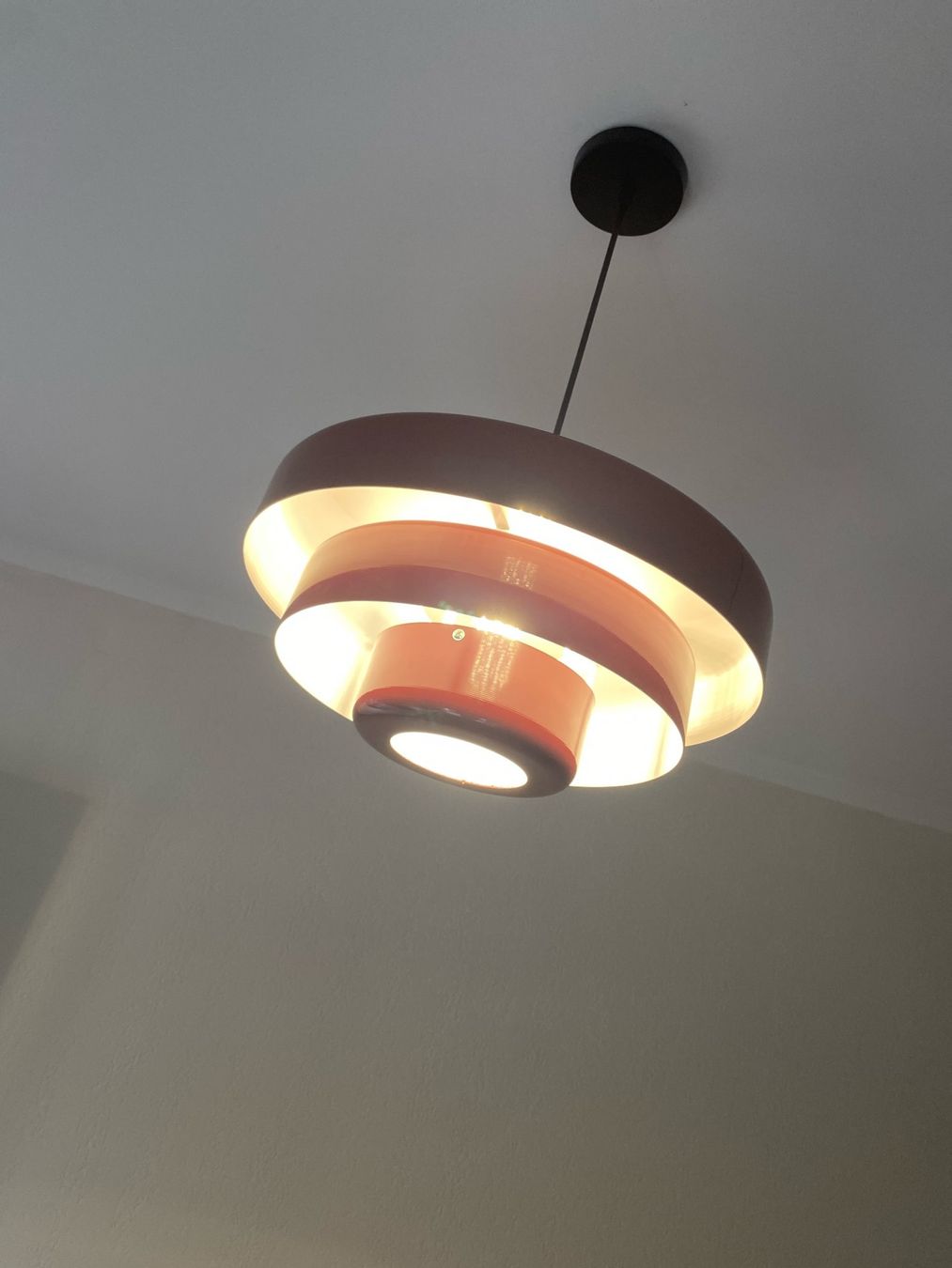 Lampadari & plafoniere: Rote Retro-Hängelampe Top Zustand! – Usato da Brig venduto da pra_b5r9 1