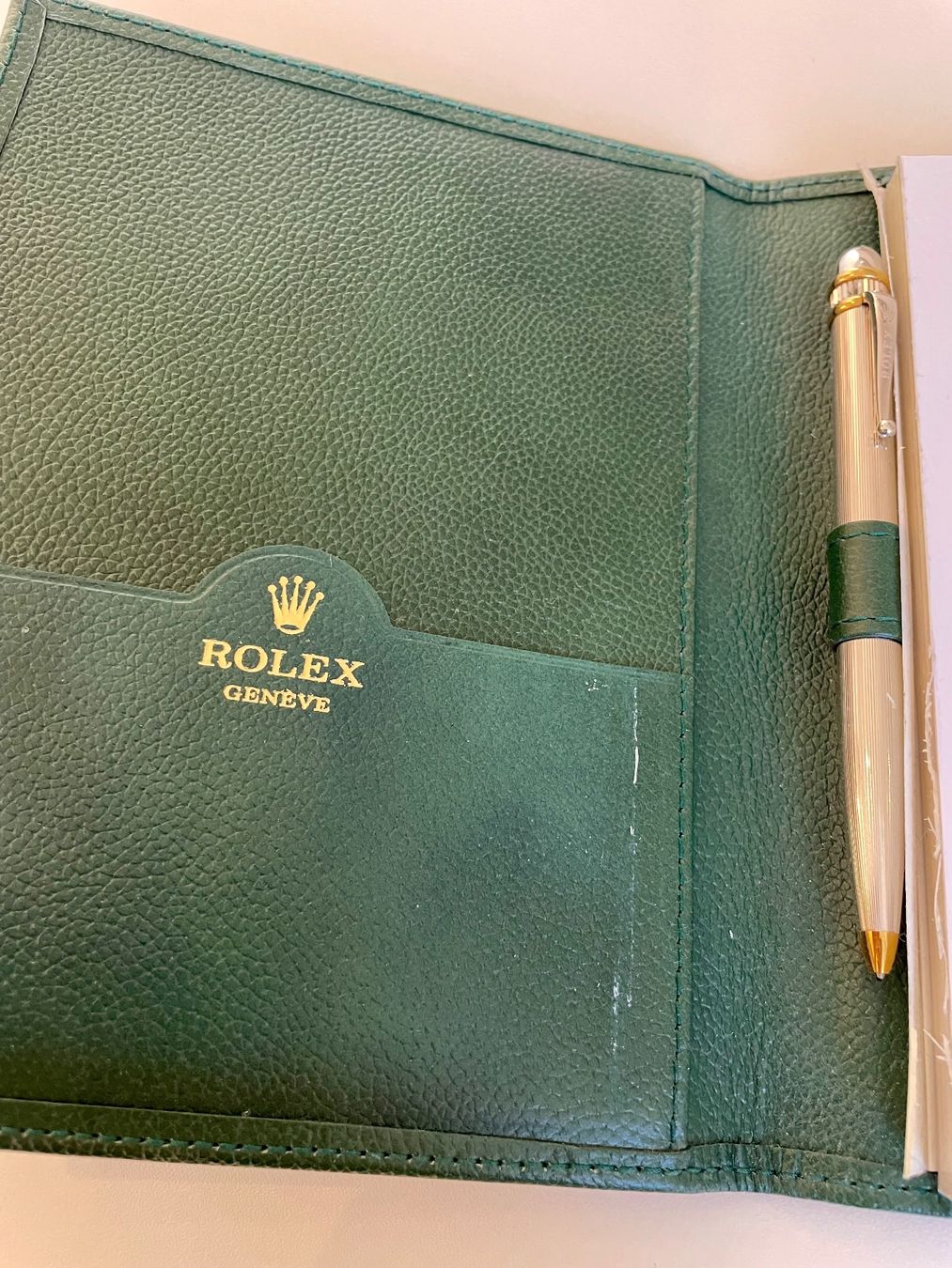 Blocs de correspondance: Exklusives Rolex Notizbuch in Ledereinband und mit Stift – D'occasion à Basel par Ch2005 3
