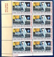 1969 USA - Sondermarken First Man on the Moon 8er Block **