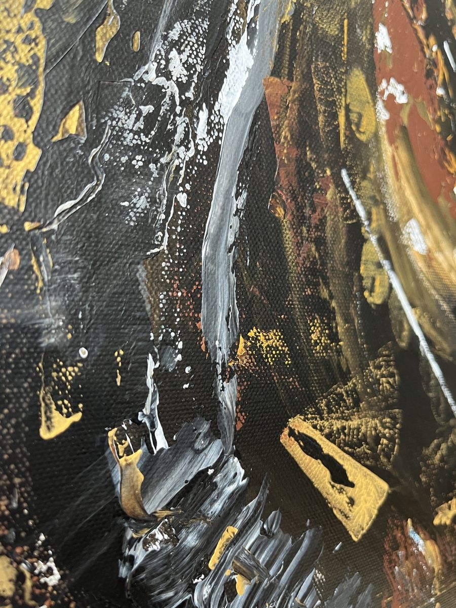 Dipinti: Goldig abstraktes Acrylgemälde 50x60 Einzelstück – Nuovo (secondo la descrizione) da Hochdorf venduto da Jasminurschel 3