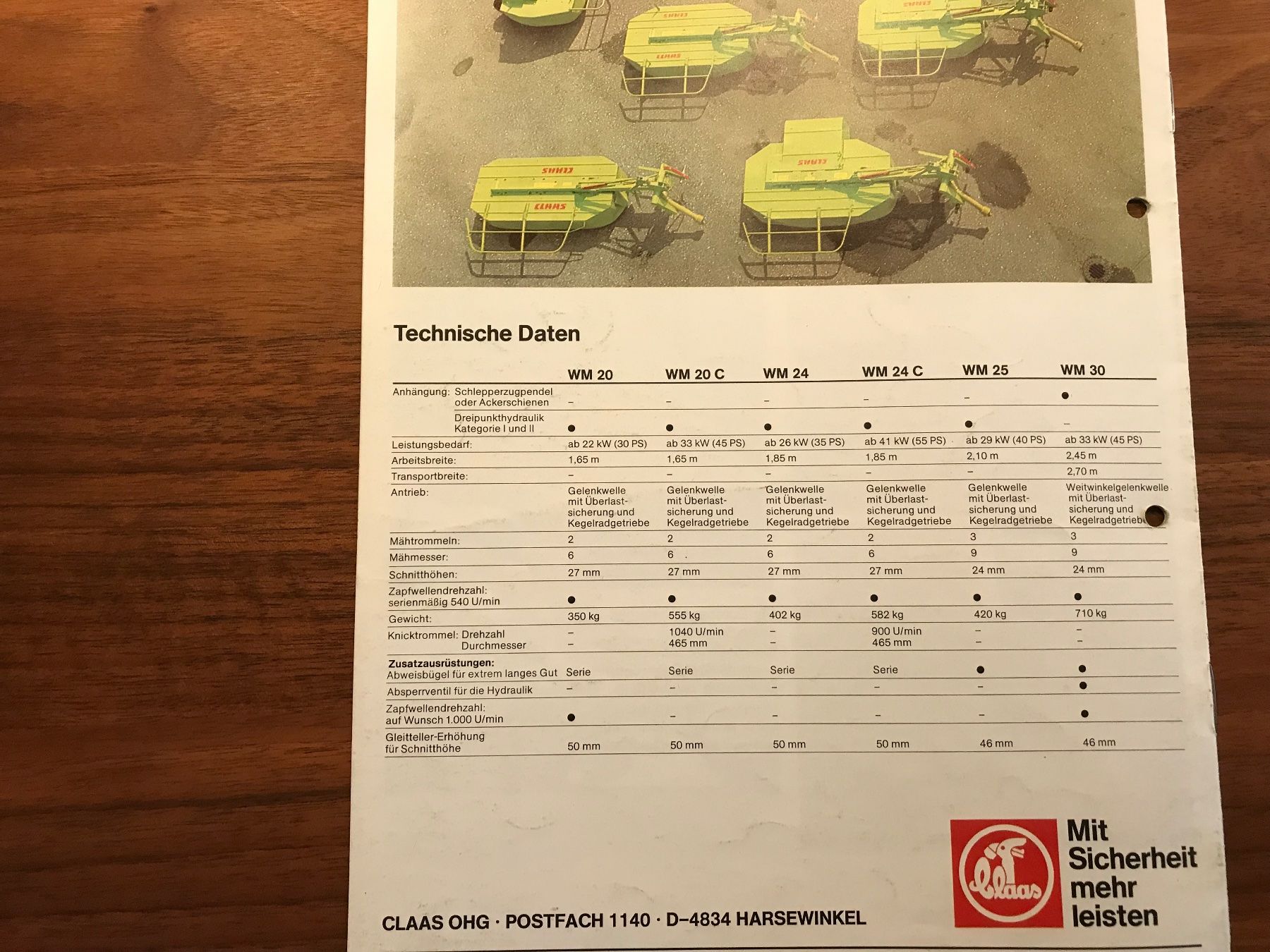Documents: Claas Prospekt – D'occasion à Balterswil par Jeko1967 3