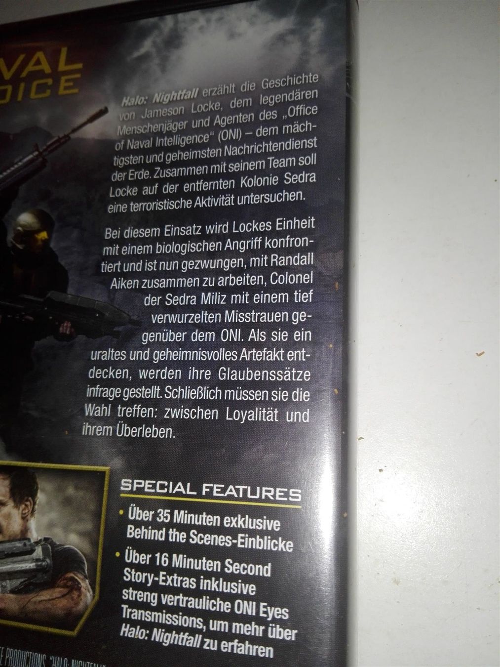 Tutti i DVDs: HALO - Nightfall                                    ©'2015 – Usato da St. Gallen venduto da elkapone 2