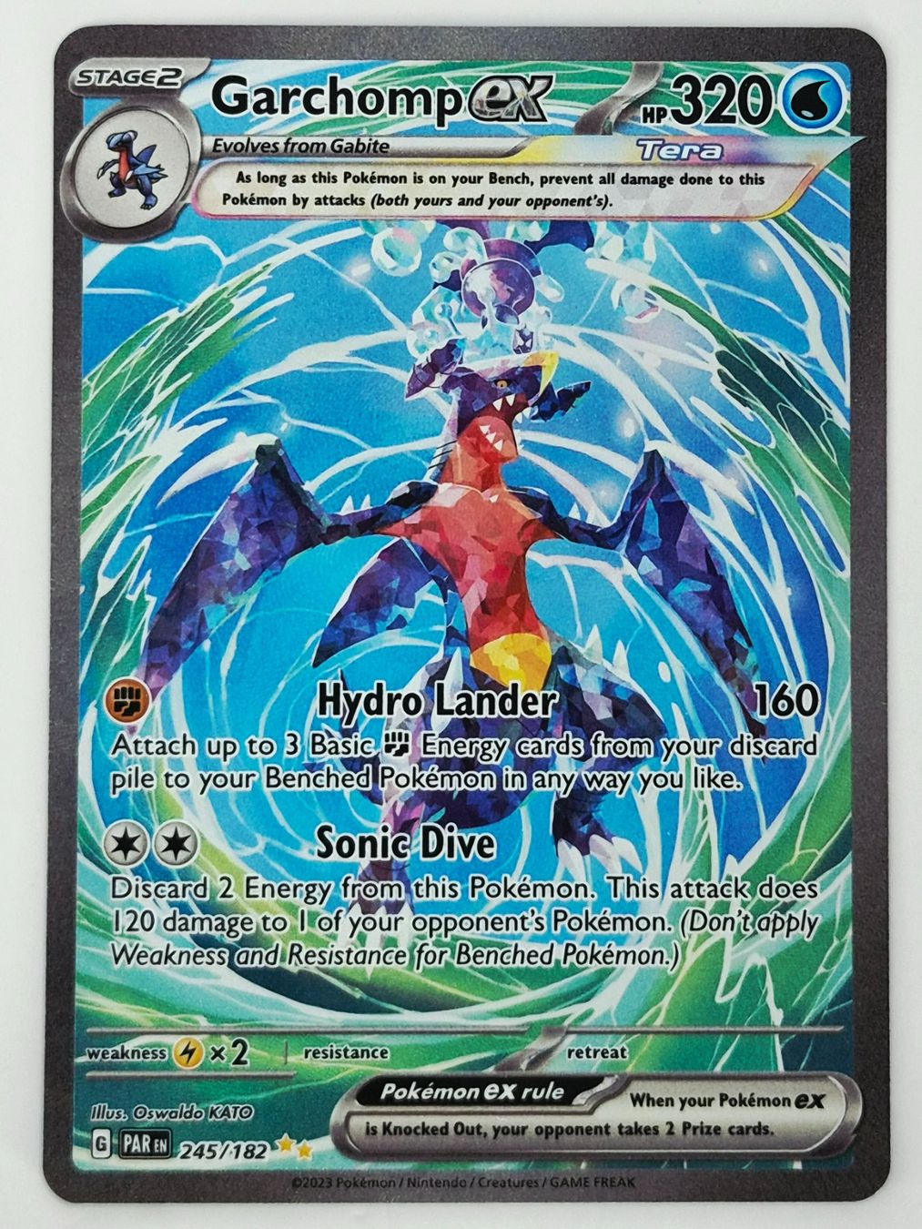Pokémon Carte collezionabili: Garchomp EX / Knackrack / Paradoxrift / PAR 245 – Nuovo (secondo la descrizione) da Arni AG venduto da PokemonCardsStore
