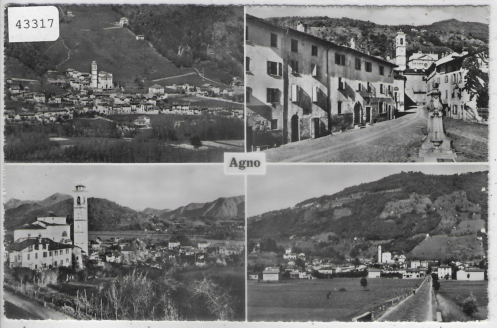 Cartes postales: Agno - Multiview – D'occasion à Ettingen par Kartenplanet