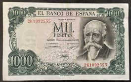 Spanien 1000 Peseten Banknote, 1971, Top Zustand! Sammler...