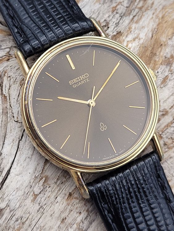 Seiko Quartz Orologi Seiko Usati Seiko Quarz Herrenuhr Vintage Klassiker  33mm 80er 90er Jahre