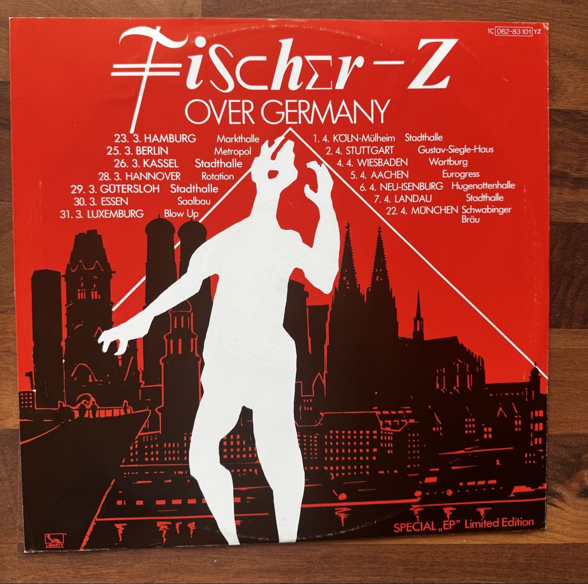 Dischi in vinile: Fischer-Z -Over Germany - 12" Maxi - 80s – Usato da Rorbas venduto da BlackstarRecords 1
