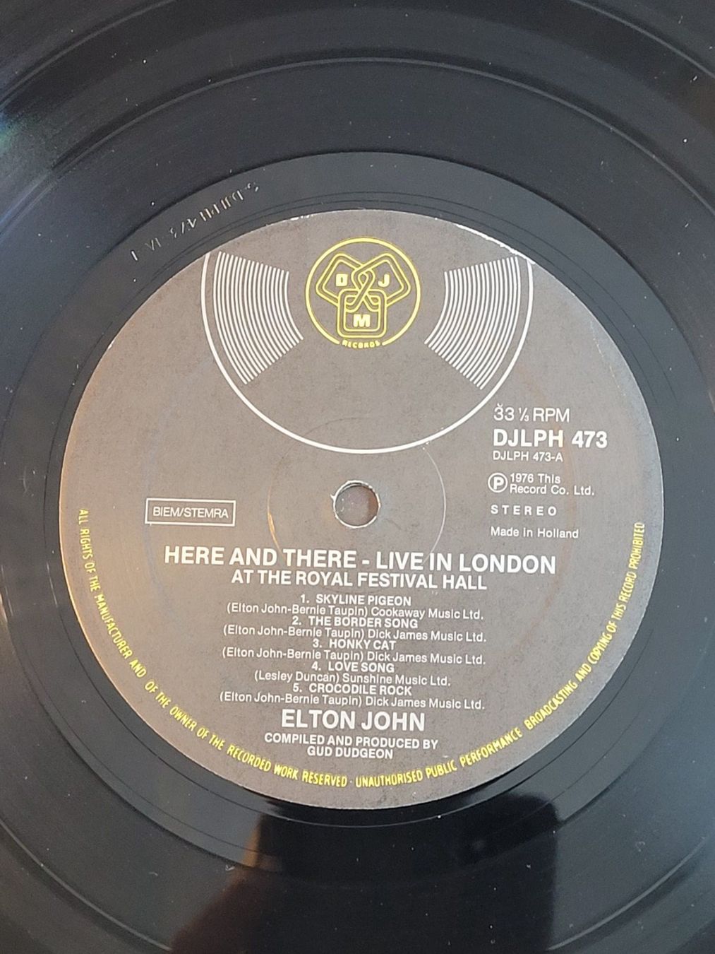 Schallplatten: Elton John - Here and There - Vinyle LP 33t – Gebraucht aus La Chaux-de-Fonds von reu_kx5l 3