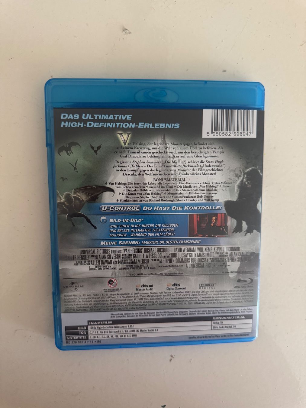 Tutti i DVDs: VAN HELSING. (BLU-RAY) – Usato da Basel venduto da san_2qlq 1