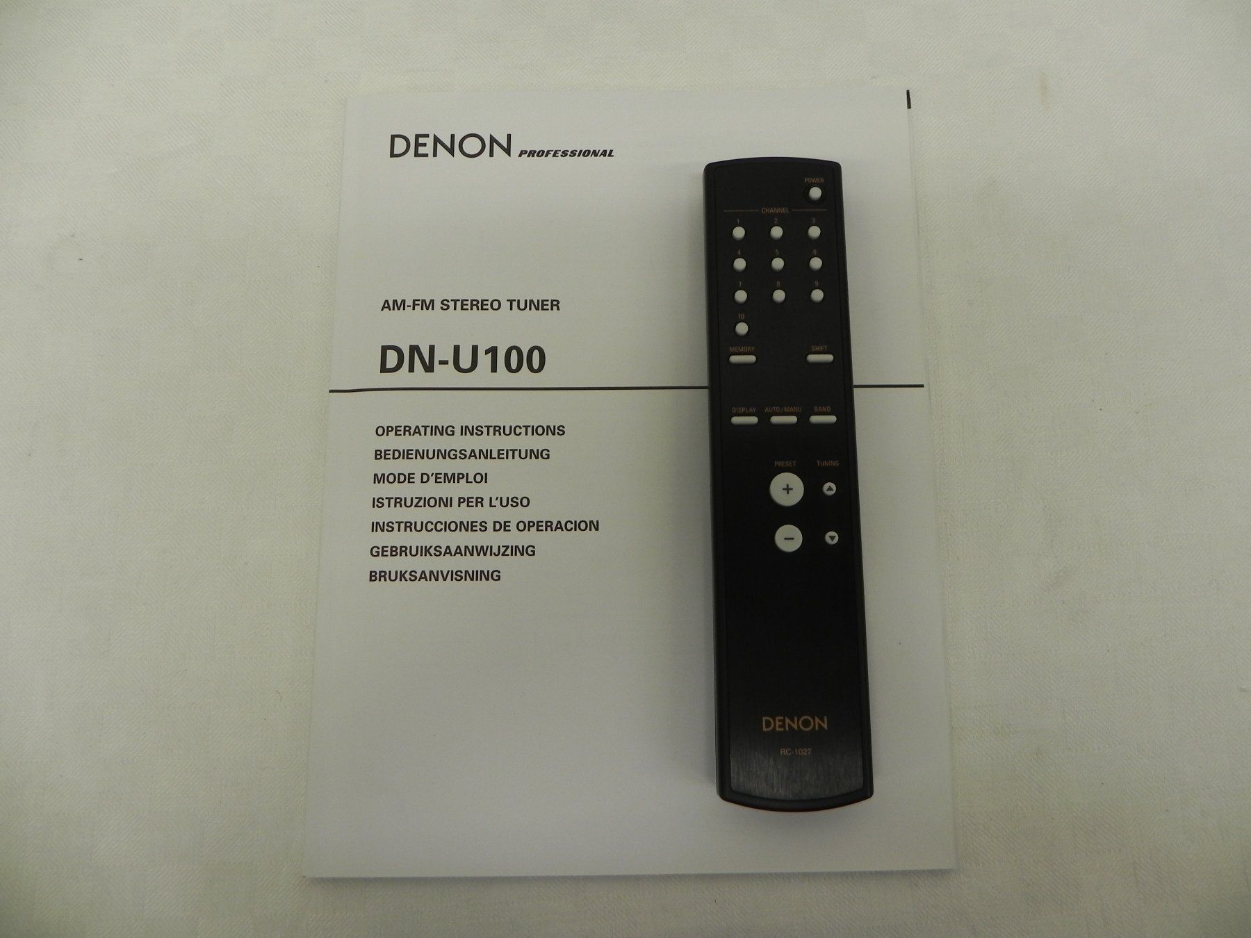 Denon Radio: Denon DN-U100 Tuner mit FB – Nuovo (secondo la descrizione) da Basel venduto da Life-Style-Art 8