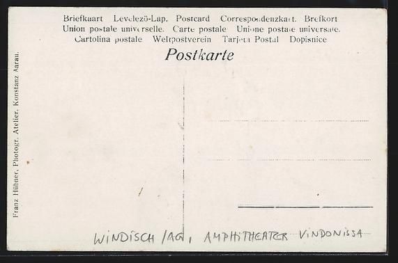 Cartes postales: Windisch /AG, Amphitheater Vindonissa, I – D'occasion à Berlin par bartko-reher 1