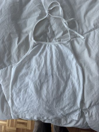 Haut dos nu Brandy Melville blanc taille unique neuf
