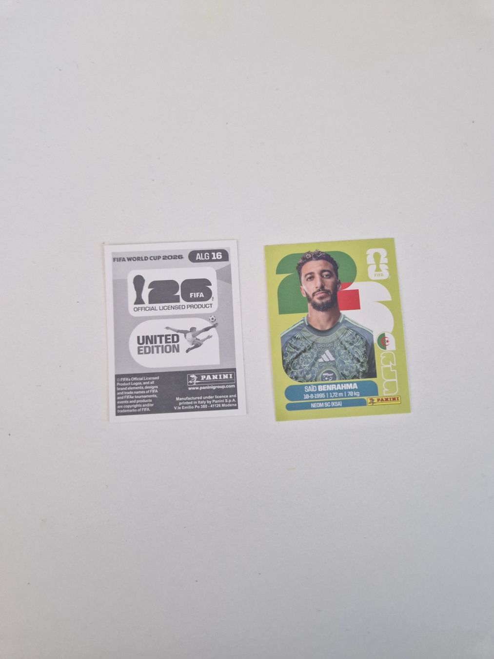 Panini Cartes à collectionner: Panini Sticker ALG16 – Neuf (Voir description) à Stüsslingen par white_angel86