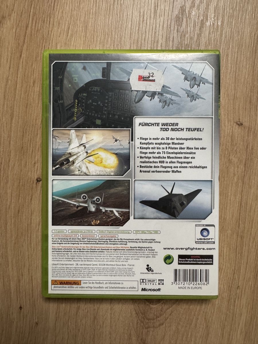 Microsoft Spiele: Over G Fighters - Xbox 360 - Abenteuer! – Gebraucht aus Biberist von etesummer 1