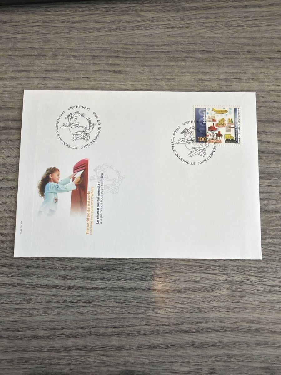 Tutti i francobolli: Briefmarke auf Couvert "Weltposttag" - ungebraucht – Nuovo (secondo la descrizione) da Tafers venduto da Tschanz-Solutions
