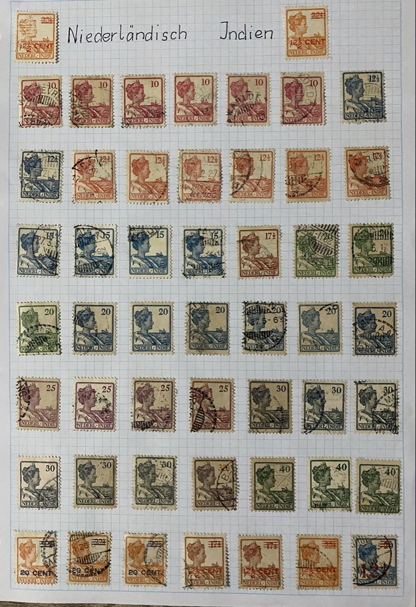 Tutti i francobolli: Timbres - Indes Néerlandaises – Usato da Petit-Lancy venduto da Solcarm