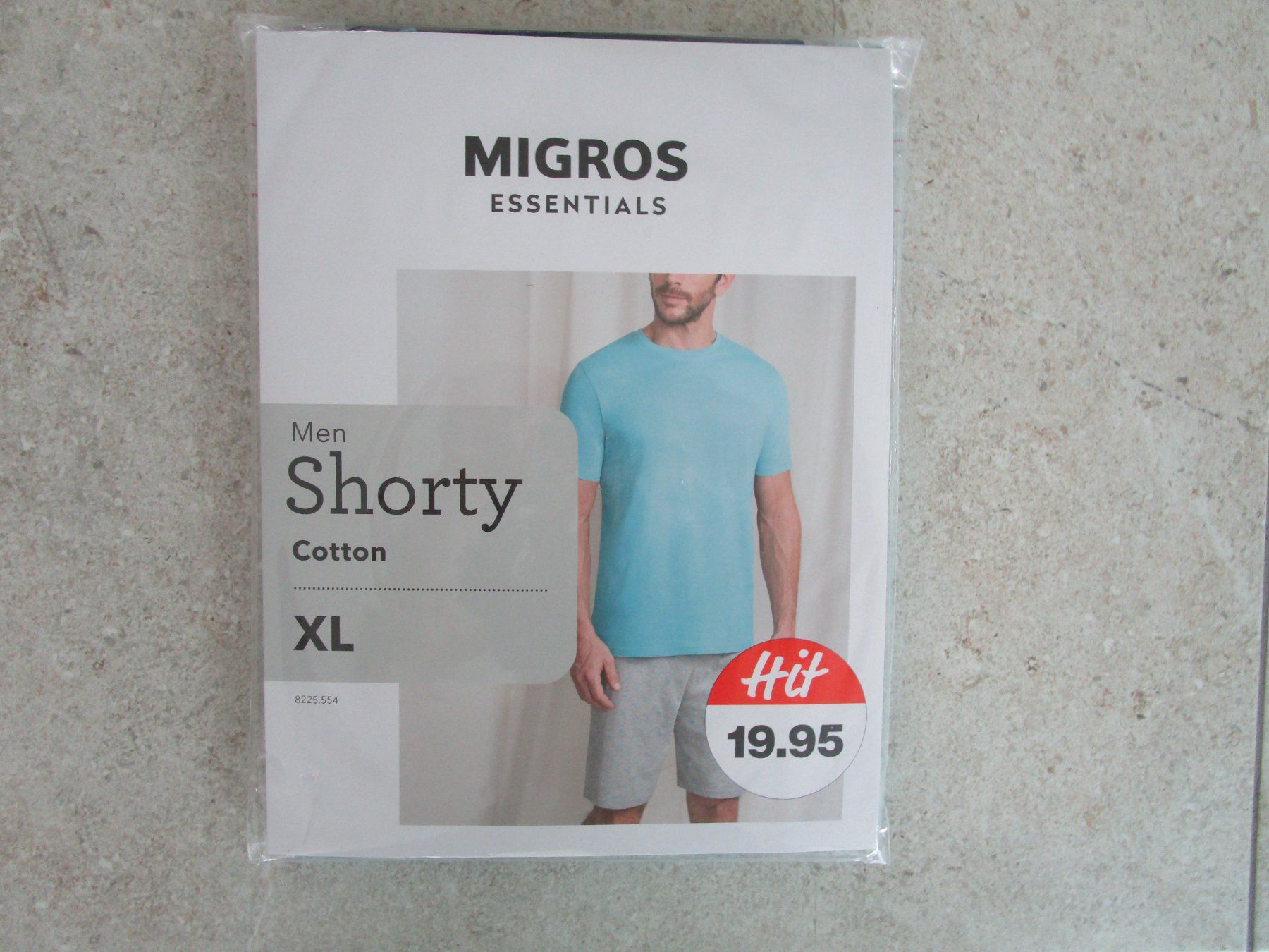Migros Pigiami: Shorty Pyjama Herren – Nuovo e nell'imballaggio originale da Grenchen venduto da Uhus15