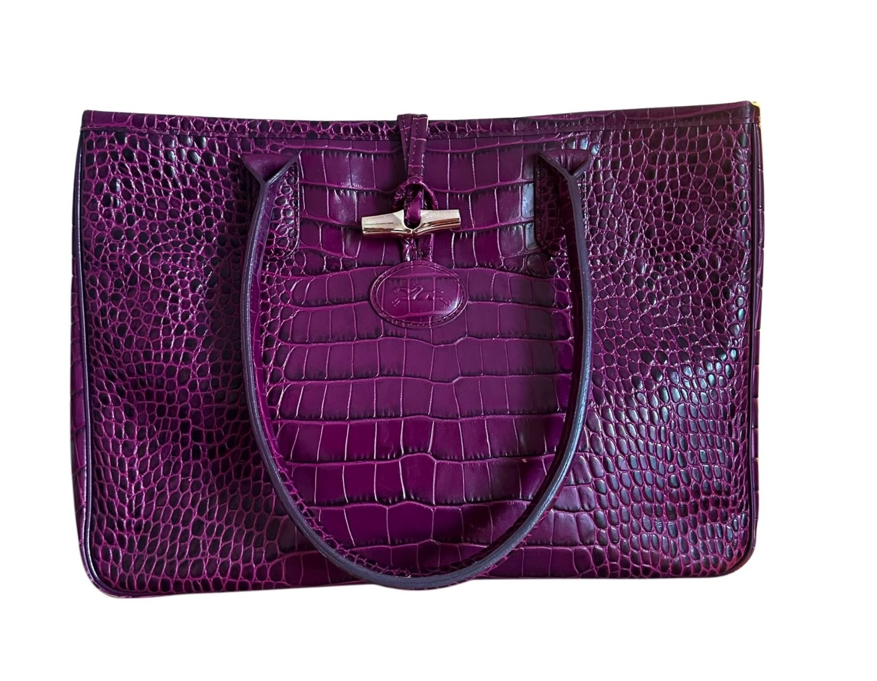 Longchamp Sacs femmes: Longchamp Roseau croc embassed leater Tasche – D'occasion à Liestal par Ballybs 3