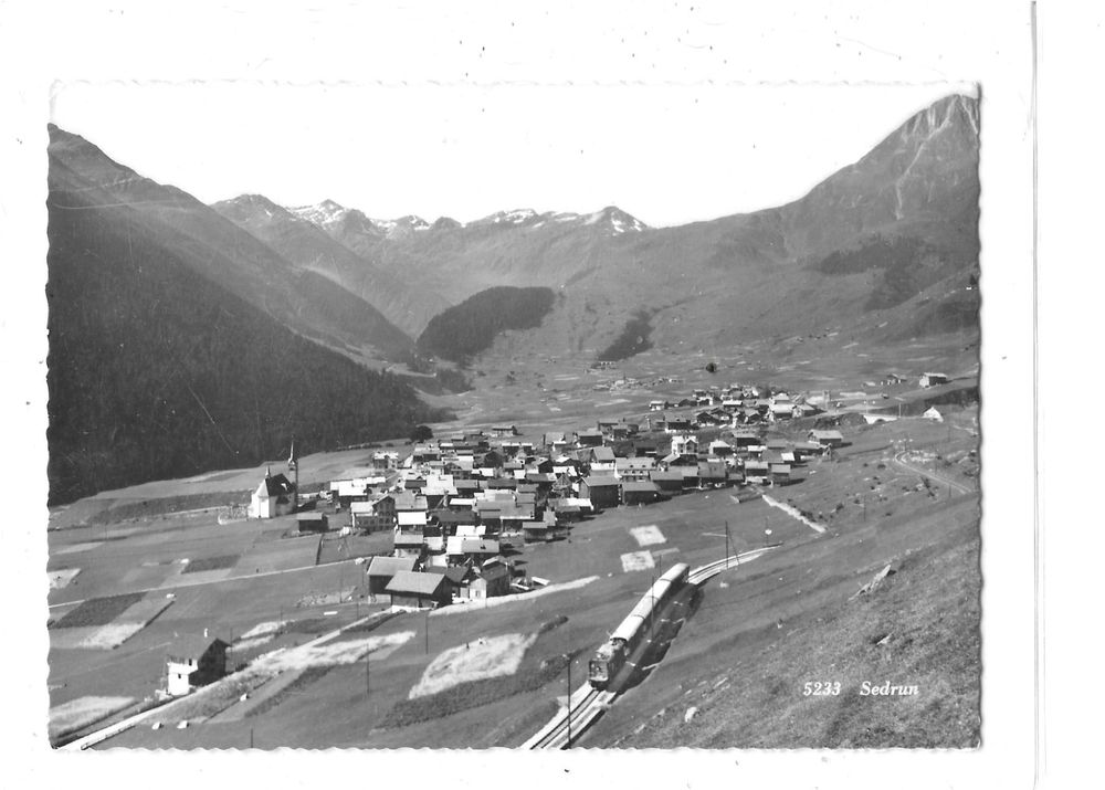 GR Sedrun 1951 mit Bahn | Kaufen auf Ricardo