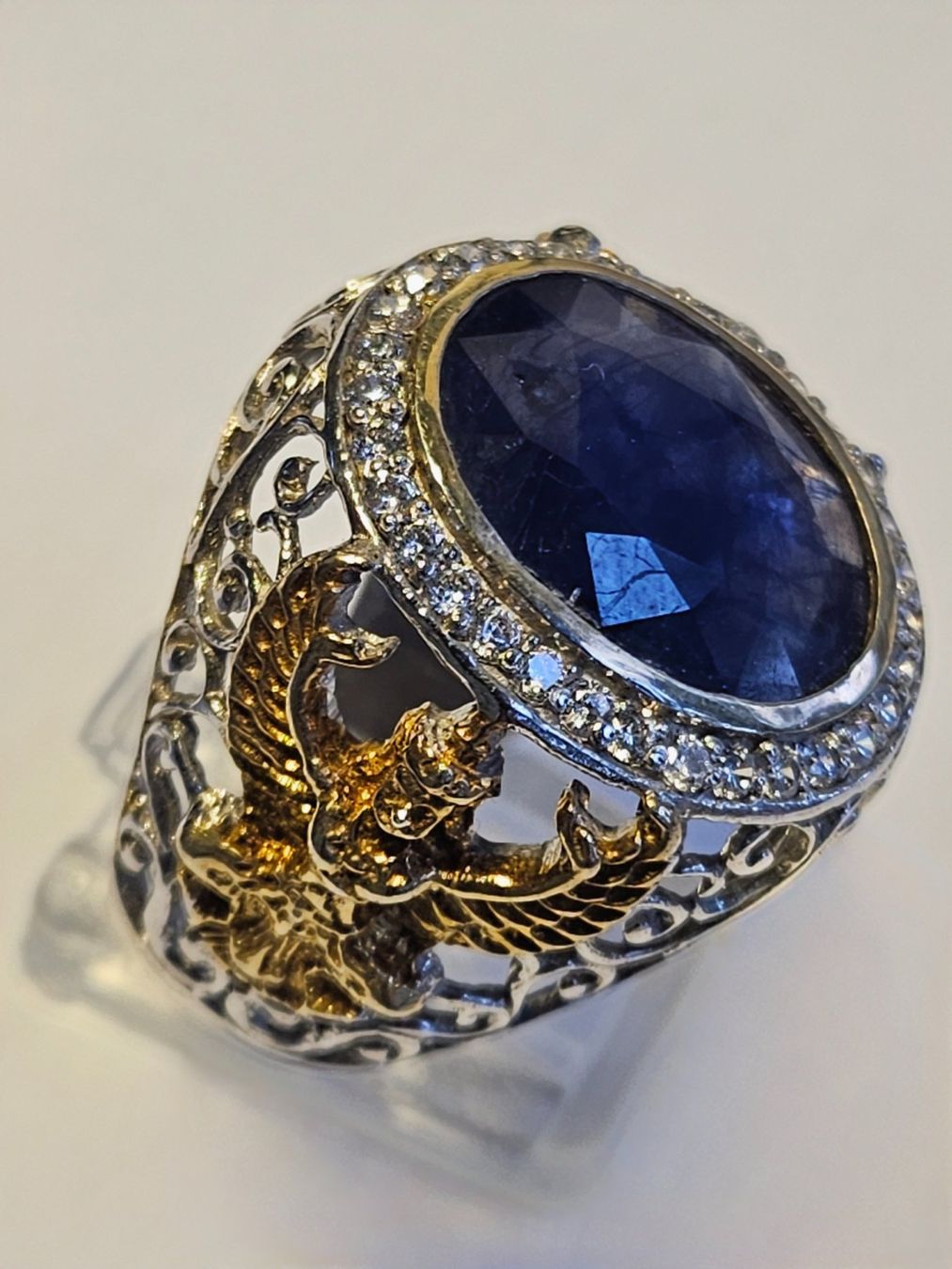 Anelli: Safir Fingerring – Nuovo (secondo la descrizione) da Zürich venduto da adriben 3
