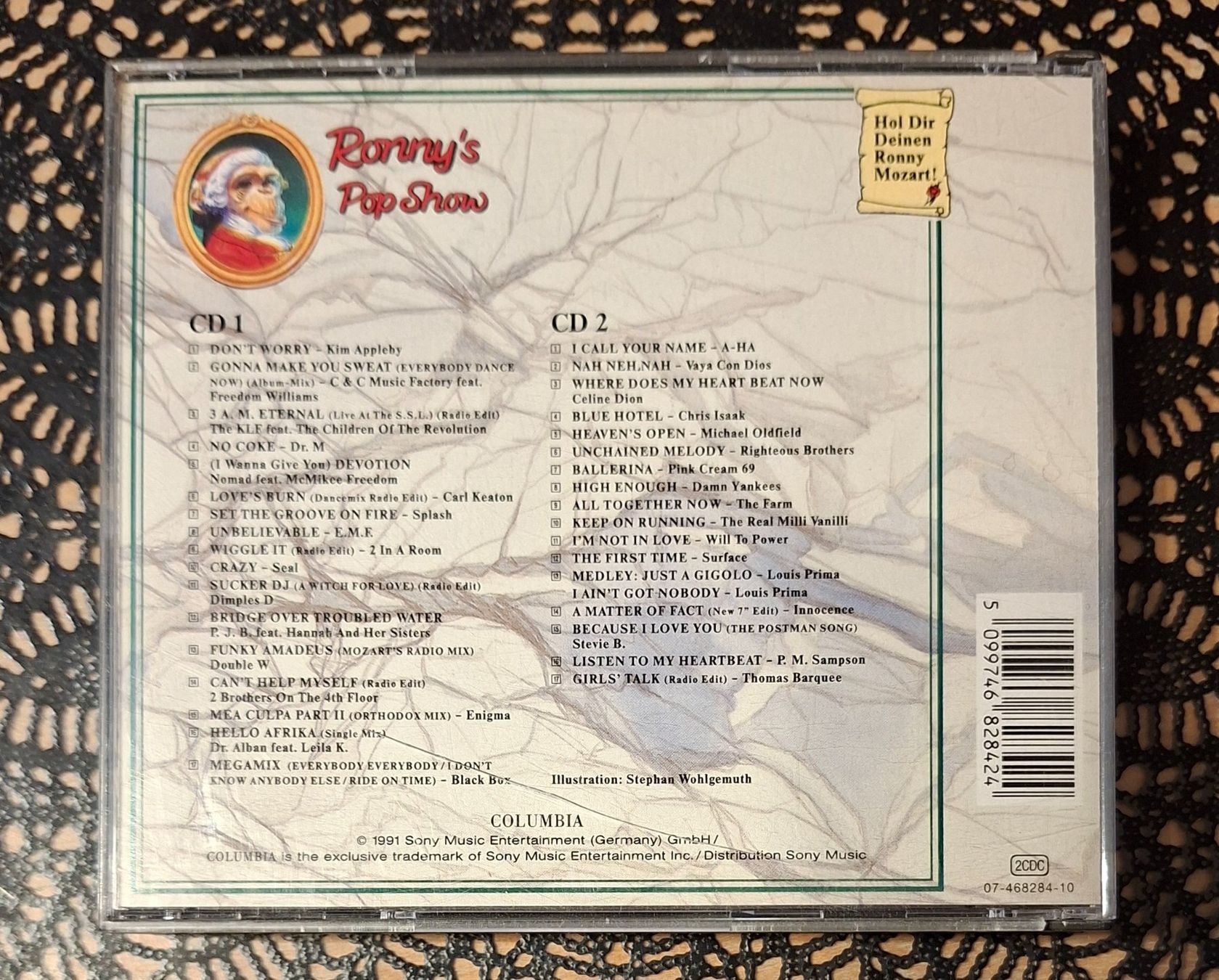CD: Ronny's Pop Show 17, 2CD Hit Compilation Sampler 1991 – Usato da Amriswil venduto da Celini3 1