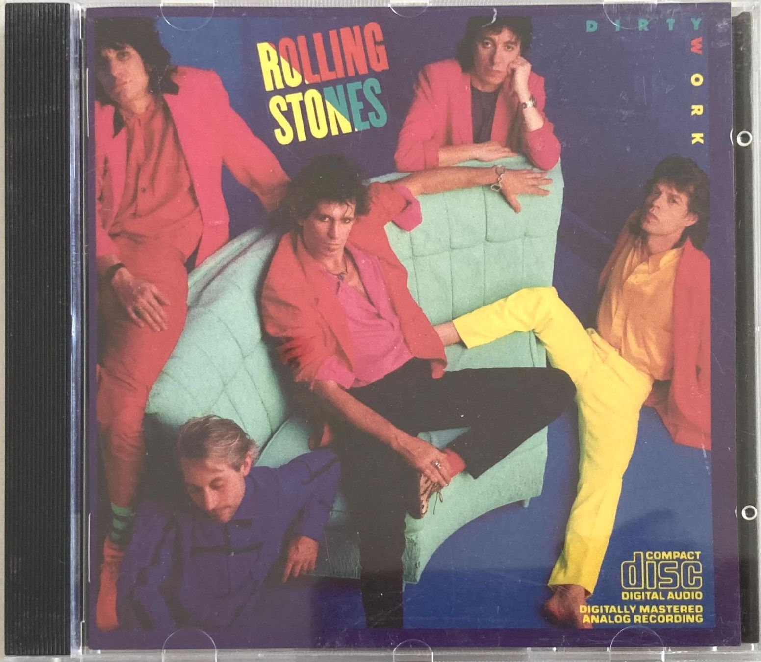 CD: THE ROLLING STONES - DIRTY WORK – Usato da Poliez-Pittet venduto da Newtown-Records