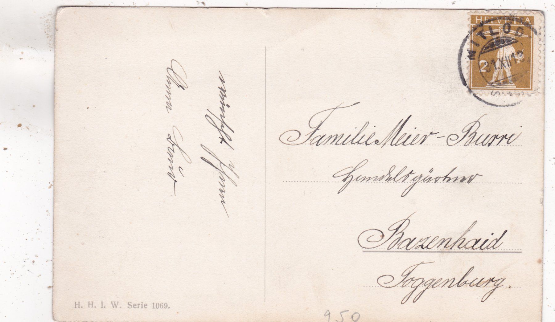 Cartoline postali: Kitsch Kinder Neujahr 1913 – Usato da Herisau venduto da Lisegrat2008 1
