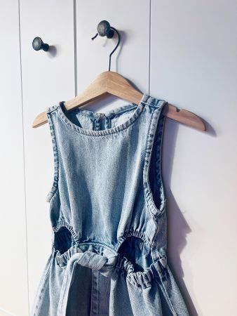 Zara 110 - 116 Kleid jeans blau