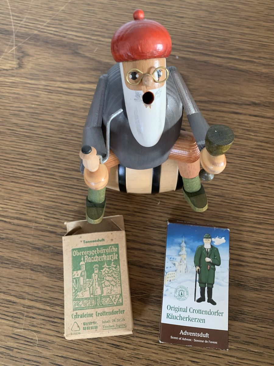 Alle Dekorationen: Räuchermann Baccus mit Räucherkerzen – Gebraucht aus Egg b. Zürich von ohtannenbaum 4
