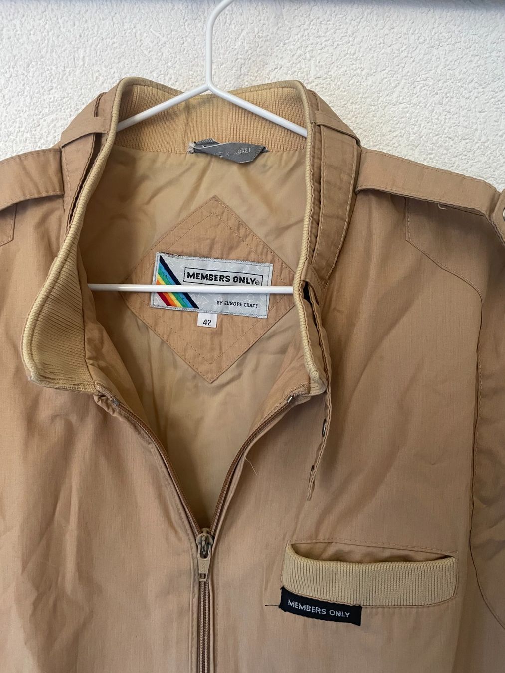 Giacche: Members Only Beige Jacket L – Usato da Lausanne venduto da amaury.h 1