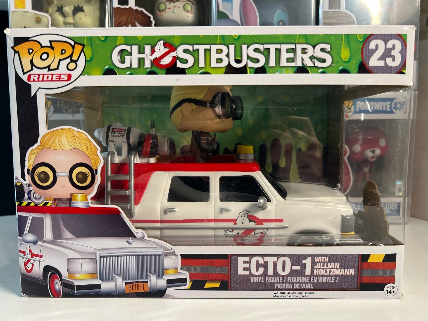 Funko Statuette: Funko POP! Ghostbusters Ecto-1 with Jillian Holtzmann (2016) – Usato da Le Mouret venduto da perfectbijou