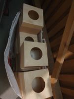 Holzblumentöpfe