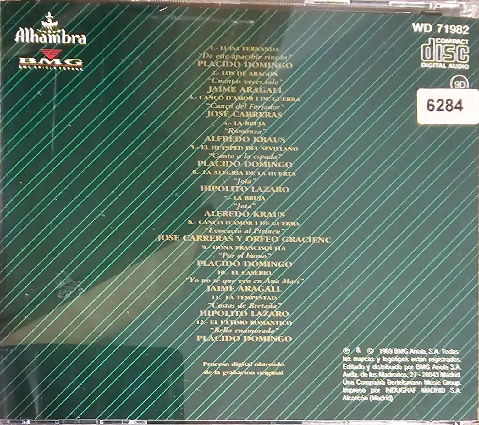 CD: Various - Los Divos – Usato da Wahlen b. Laufen venduto da Cg10 1