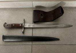 Original Schweizer Armeebajonett Stgw 57 Wenger mit Scheide