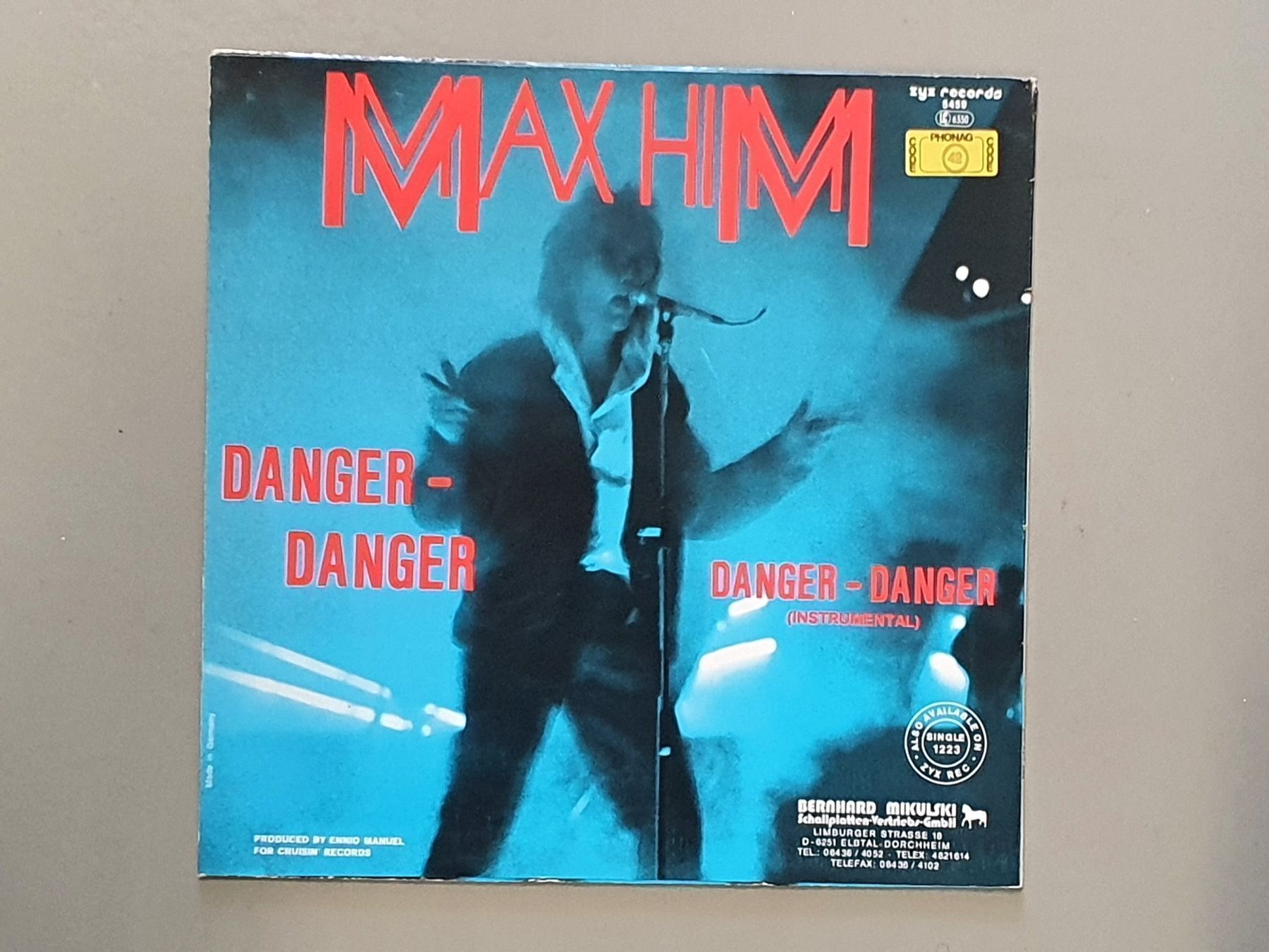 Schallplatten: Max Him - Danger Danger (Maxi Single), Vinyl TOP! – Gebraucht aus Aegerten von taxidermo 1