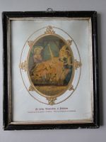 Relief-Litho  Heiligenbild Geburtstätte