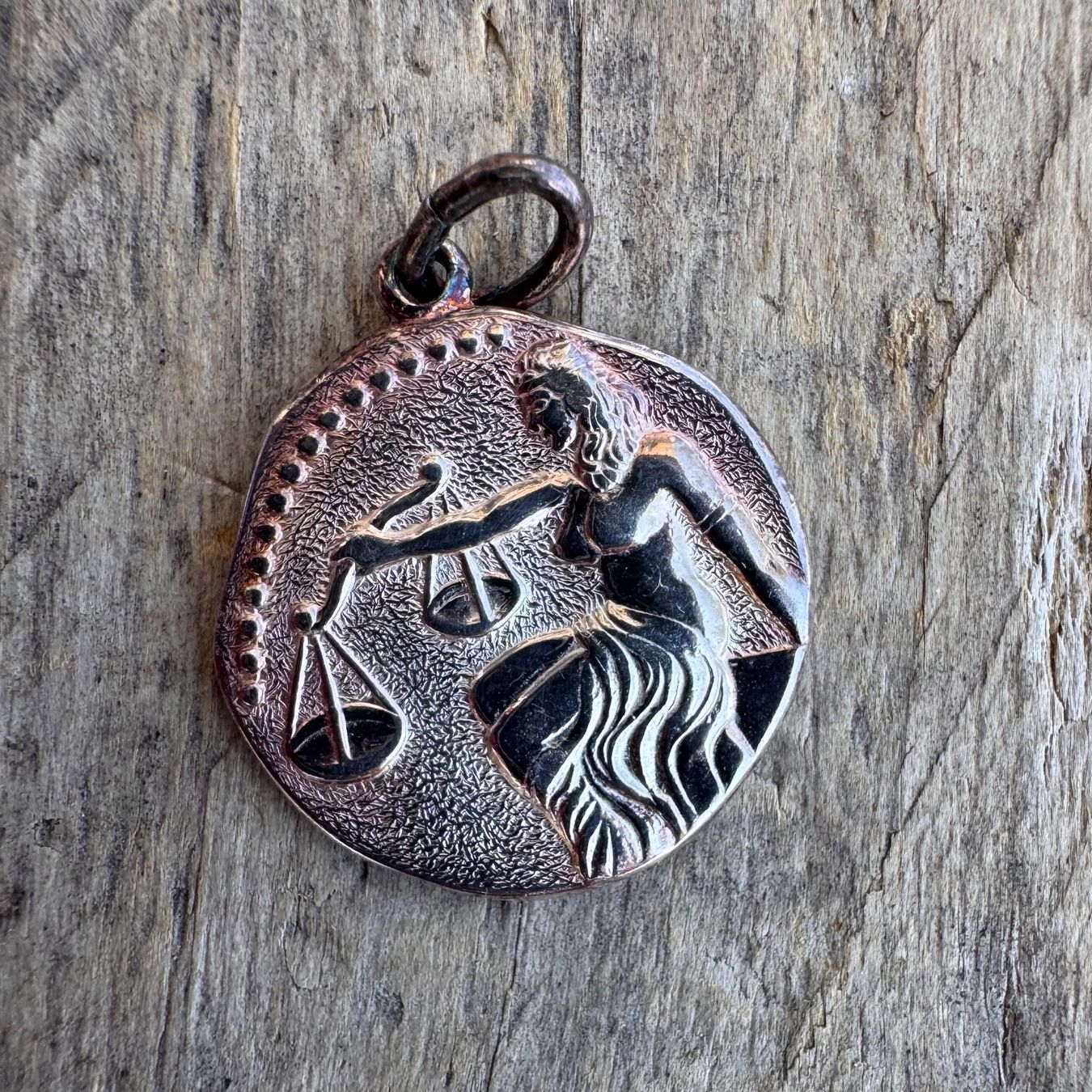 Anhänger: Libra Zodiac Pendant Silver 800 Vintage – Neu (gemäss Beschreibung) aus Arzier-Le Muids von Avanna
