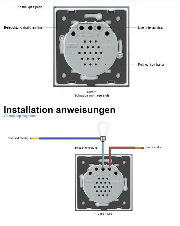 Schalter: luxus Wand Touch Sensor Schalter – Neu und originalverpackt aus Uerkheim von Kaufoption 7