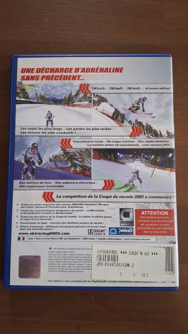 Giochi: Jeu Ski Racing 2005 PlayStation 2  – Usato da Fiaugères venduto da Fiaugeres1609 1